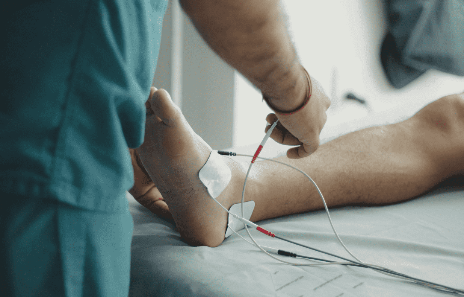 Home physiotherapy session